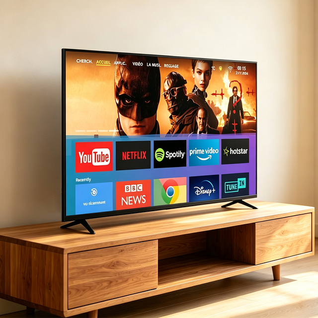 100 Inch LED 4K Smart Google TV 1000 Nits Dolby Atmos Large Screen Home Theater Television OEM Brand Customization