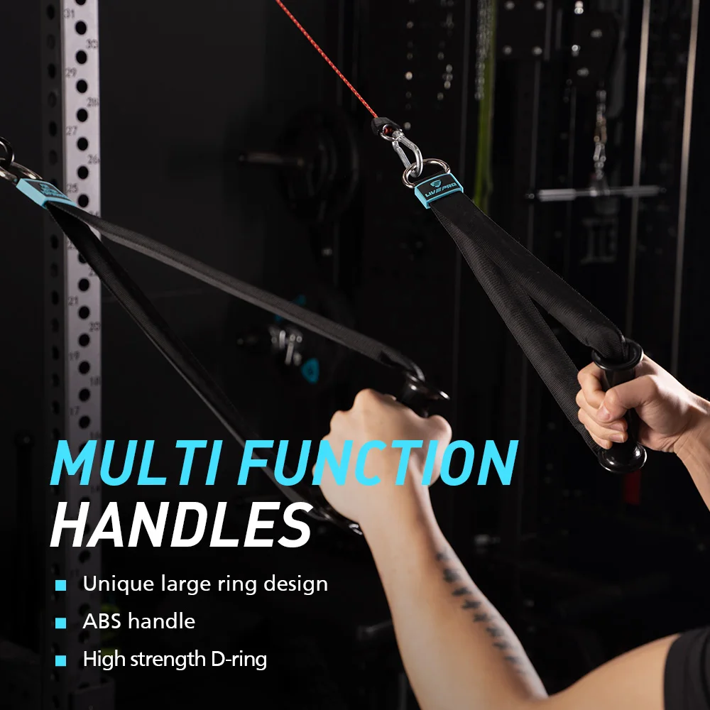 SUPRBIRD エクササイズハンドル プルアップハンドル ジムケーブルアタッチメント ケーブルアタッチメントハンドル 交換用フィットネス器 : Pegciuho 2個セット プルアップバーハンドル 懸垂