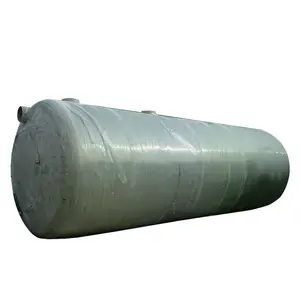 Tanque de água químico horizontal, melhor preço anti-corrosivo frp grp fibra de vidro