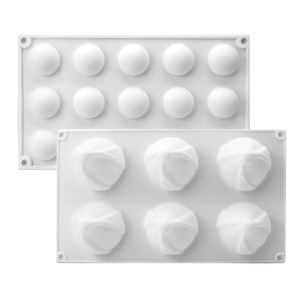 Christmas Tree Cake Mold 6 Cavity Silicone Mousse Cake Decoration Baking Mold For Holiday Desserts - Product Image 3