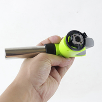 Pistolet lanceur de flamme réglable nouveau briquet à gaz de cuisine réutilisable pièces utilisation inverse torche au butane avec tête allume-flamme Jet