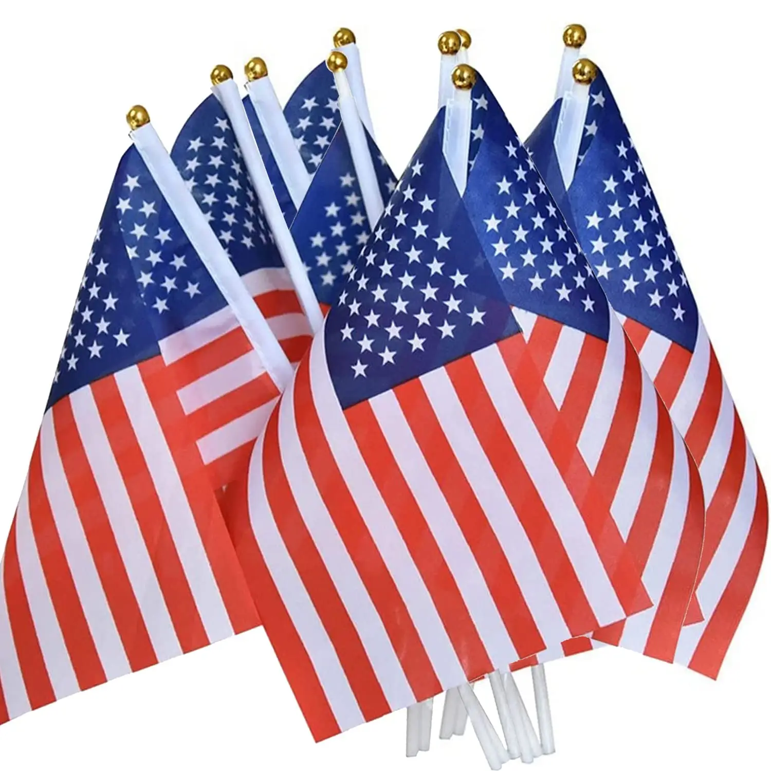 Hand Held Small USA Flag American Flag Independence Day American Flag very suitable for Patriotic Events