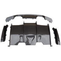 Kit carrosserie pour BMW F80 M3 F82 M4 en fibre de carbone de haute qualité, style PSM, comprenant lèvre avant, diffuseur arrière, jupes latérales et spoiler, pour pare-chocs.