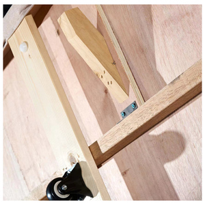 <span class=keywords><strong>Sommier</strong></span> de lit moderne pliable 2025, base en bois faite à la main pour hôtel, chambre à coucher, meubles de maison - Product Image 5