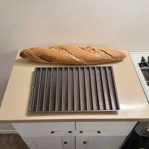 Plateau de cuisson à pain, en aluminium, pour la cuisine chinoise, vente en gros, baguette <span class=keywords><strong>française</strong></span> - Product Image 1
