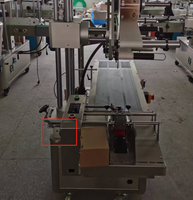 KEFAI étiqueteuse automatique d'autocollants à clip en L pour coins de boîtes en carton étiqueteuse d'angle anti-effraction personnalisée