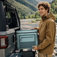 Anpassbares Logo 35L Wasserdichte PVC-Kühltaschen Individuelles Logo Große Kapazität Picknick Isolierte Kühltasche für Mittagessen