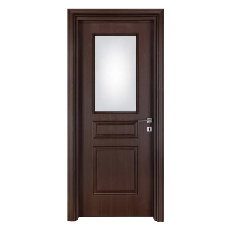 Wpc Assembly Door Interior Wood Good Quality Luxury Wholesale Customized Solid Bedroom Waterproof Swing Modern Side Opening