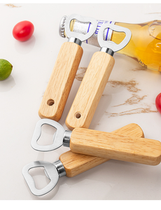 Customized Trademark Logo Wooden Handle <b>Beer</b> <b>Bottle</b> <b>Opener</b> Solid Wood <b>Beer</b> <b>Bottle</b> <b>Opener</b> - Product Image 3