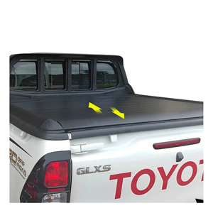 Cubierta Retráctil Impermeable de Aleación de Aluminio de Calidad con Cerradura de Llave para la Caja de Camioneta Toyota - Product Image 3