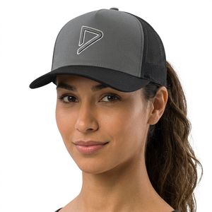 Casquettes Trucker en Coton et Maille à 5 Panneaux, Logo Brodé en Relief, Visière Courbée, Style Hip-Hop Tendance, Unisexe Adulte, Vente en Gros - Product Image 5