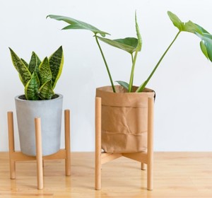 Étagère à fleurs et plantes en bois massif dans le salon ou sur le balcon, support pour pots <span class=keywords><strong>de</strong></span> fleurs pour le salon - Product Image 4