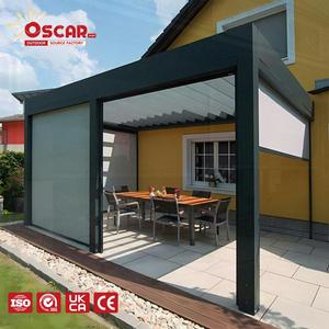 <span class=keywords><strong>Toldo</strong></span> <span class=keywords><strong>Enrollable</strong></span> para Exteriores con Vinilo Transparente, Protección Solar y Contra la Lluvia, Ideal para Jardín, Balcón, Patio, Persianas Enrollables - Product Image 1
