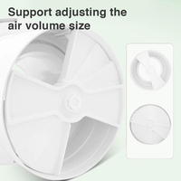 Diffuseur d'air à jet sphérique réglable de conception moderne Diffuseur en plastique de systèmes CVC sphériques en ABS