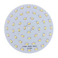 Circuit imprimé en aluminium pour LED, simple face, finition de surface HASL sans plomb OSP, LED SMD, certifié ISO9001, service PCBA clé en main