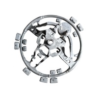 Pièces moulées sur mesure non standard en aluminium, zinc, acier inoxydable, fonte sous pression, fonte de précision et fonte en sable de fer WJH