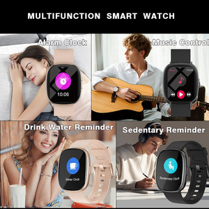 Hot-bán thông minh Vòng đeo tay thể thao sức khỏe giám sát Android tương thích vuông qua biên giới cuộc gọi xem Silicone cho ngoài trời - Product Image 2