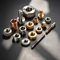 Pièces en aluminium et laiton usinées sur commande par CNC, 5 axes, OEM, pièces métalliques usinées CNC de précision, acier inoxydable, petites pièces