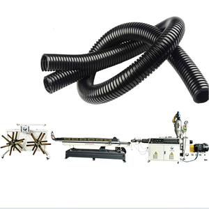 Ligne de production de tuyaux flexibles corrugués électriques en PP, PE, <span class=keywords><strong>PVC</strong></span>, imperméables, haute vitesse, 40 mètres - Product Image 1
