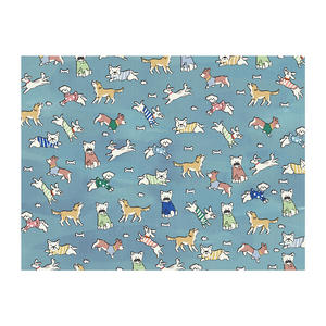 Colchoneta de seda helada para mascotas con diseño de dibujos animados, cama rectangular refrescante para perros 45x60cm 50x70cm 65x90cm 85x120cm, a prueba de humedad y resistente a mordeduras - Product Image 1