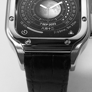 <span class=keywords><strong>Caja</strong></span> de Reloj de Lujo de <span class=keywords><strong>Acero</strong></span> <span class=keywords><strong>Inoxidable</strong></span> con Marco Central de Fibra de Carbono Forjada y Logotipo Grabado a Mano - Product Image 5