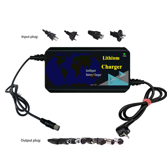 GUBANG Intelligent Automatic High Quality 48V DC 800W 93% Efficiency Aluminum Motorcycle Ebike Electric Scooter Battery Charger