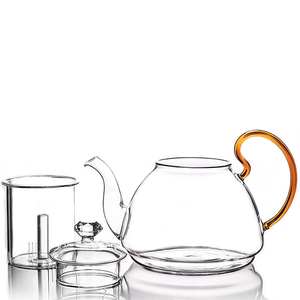 Teiera in vetro stile marocchino di alta qualità con capacità 600ml/800ml Design in stile arabico giapponese stile <span class=keywords><strong>turco</strong></span> vetro borosilicato sicuro - Product Image 4