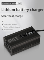 C600M CE Chargeur de batterie pour vélo électrique 12V20A 24V13A 36V10A 48V8A 72V5A Chargeur avec écran OLED