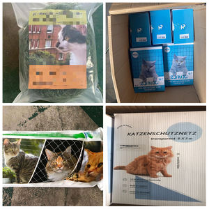Trong suốt có thể nhìn thấy ban công cửa sổ mèo bảo vệ an toàn <span class=keywords><strong>Net</strong></span> cho 3*4M 3*6M 3*8m Kích thước - Product Image 5