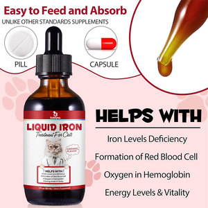 Alta calidad Pet Nutrition <span class=keywords><strong>Blood</strong></span> Cell Build Suplemento de hierro Gota líquida para perros y gatos - Product Image 6