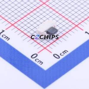 GT-TC018B-H0375-L1 Tactile Switch SMD Switch Single Pole Single Throw Rectangle Button 2.5N Horizontal Mount - Product Image 1