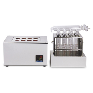 Four de digestion infrarouge numérique GOYOJO KDN-08C Kjeldahl à double enveloppe, température 600°C, 1 zone de chauffage, semi-automatique - Product Image 1