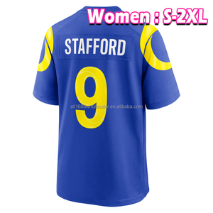 Maillot de football Puka Nacua style 2026 tendance pour hommes, femmes et jeunes, brodé, Myles Garrett, Matthew Stafford, Davante Adams, tailles S-3XL - Product Image 4