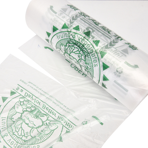 Transparent HDPE PE <b>Plastic</b> Flat <b>Bag</b> on Roll 1 Ton MOQ for Supermarket Use-Food Packaging for Fruits Vegetables Bread <b>Storage</b> - Product Image 4