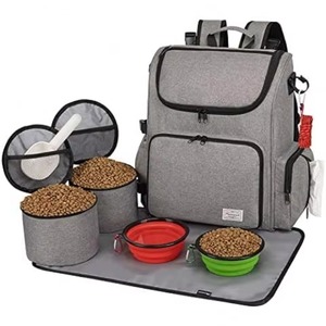 Sac de voyage pour chien gratuit, sac à dos organisateur approuvé par les compagnies aériennes avec poches multifonctions, ensemble d'accessoires 25L - Product Image 3