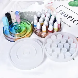 Diy Epoxyhars Kleur Concentraat Opbergdoos Mal Lippenstift Opbergdoos Siliconen Mal