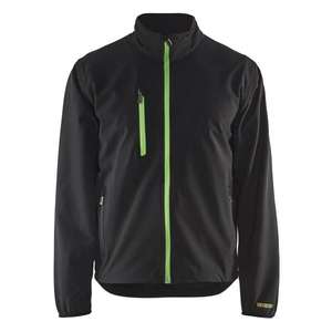 BLAKLADER-Veste Softshell légère 495225189944M Noir/vert-VESTES DE TRAVAIL EAN 7330509389652 VESTES SOFTSHELL TOUTES SAISONS - Product Image 1