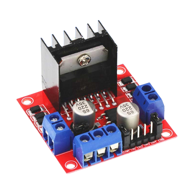 L298N DC Motor Driver Module PWM Speed Dual H Bridge Stepper Controller Board Electronics DIY Smart Car Robot