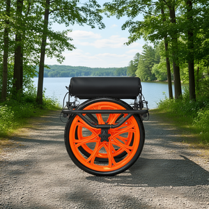 Carrito para Kayak con Llantas de Goma Sólida de 15 Pulgadas, Capacidad de Carga de 330 Libras, Diseño de Plataforma con Marco de Acero Naranja para Transporte de Canoas - Product Image 2