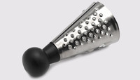 Accessoires de cuisine, râpe manuelle en acier inoxydable de 3 pouces pour l'ail/la carotte/les légumes/le fromage, indispensable pour la maison