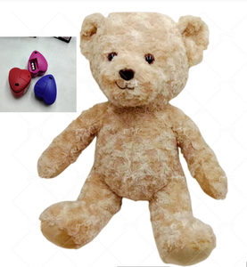 <span class=keywords><strong>Oso</strong></span> de peluche <span class=keywords><strong>con</strong></span> mensaje grabable Animal de peluche de Navidad 30's Heart Voice Recorder Juguete de peluche para chico Cumpleaños Día de los niños - Product Image 2