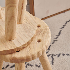 Taburete de Café Moderno, Ecológico, con Forma de Galleta, de Perfil Bajo y Ahorro de Espacio, Directo de Fábrica, para Dormitorio, Apartamento u Hogar - Product Image 1