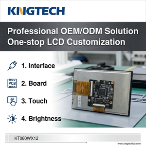 Module LCD TFT Kingtech à large plage de température, écran étiré haute résolution 4,82 pouces (480x1120) pour contrôle d'instruments d'automatisation - Product Image 4