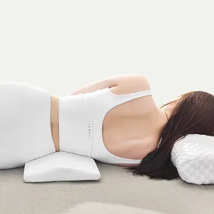 Gối Hình Tam Giác Cho Người Ngủ Giảm Đau Lưng Gối Hỗ Trợ Lưng Bằng Cao Su Non Để Ngủ - Product Image 1