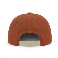 Casquette de baseball 5 panneaux en coton recyclé bicolore vert, broderie personnalisée, unisexe, pour hommes, style sportif, vente en gros