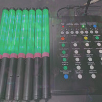 Bâtons lumineux LED à 15 couleurs avec télécommande, bâtons lumineux LED DMX, bâtons lumineux personnalisés pour fête, concert, mariage, club