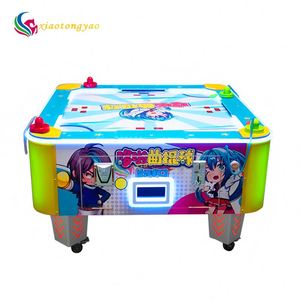 Table de mini hockey sur air pour enfants, machine de jeu d'arcade, fabriquée à Guangzhou, en vente - Product Image 3