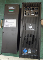 Modul Amplifier Speaker Line Array Aktif 800W 3CH Amplifier Plat Desain Bi-AMP Dilengkapi DSP 2 Input 3 Output Prosesor Audio