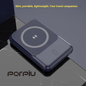 Porpiu 5000MAh/10000MAh Từ Tính Không Dây Sạc Hai-Cách 22.5W Nhanh Chóng Sạc Qc4.0 Nhỏ Gọn Ngân Hàng Điện Cầm Tay Type-C Đầu Vào - Product Image 2