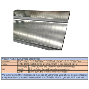 Hoja <span class=keywords><strong>de</strong></span> acero galvanizado <span class=keywords><strong>de</strong></span> alta calidad personalizada 0,3mm 0,5mm 0,8mm espesor 4 ''8'' <span class=keywords><strong>placas</strong></span> <span class=keywords><strong>de</strong></span> acero galvanizado para construcciones - Product Image 6